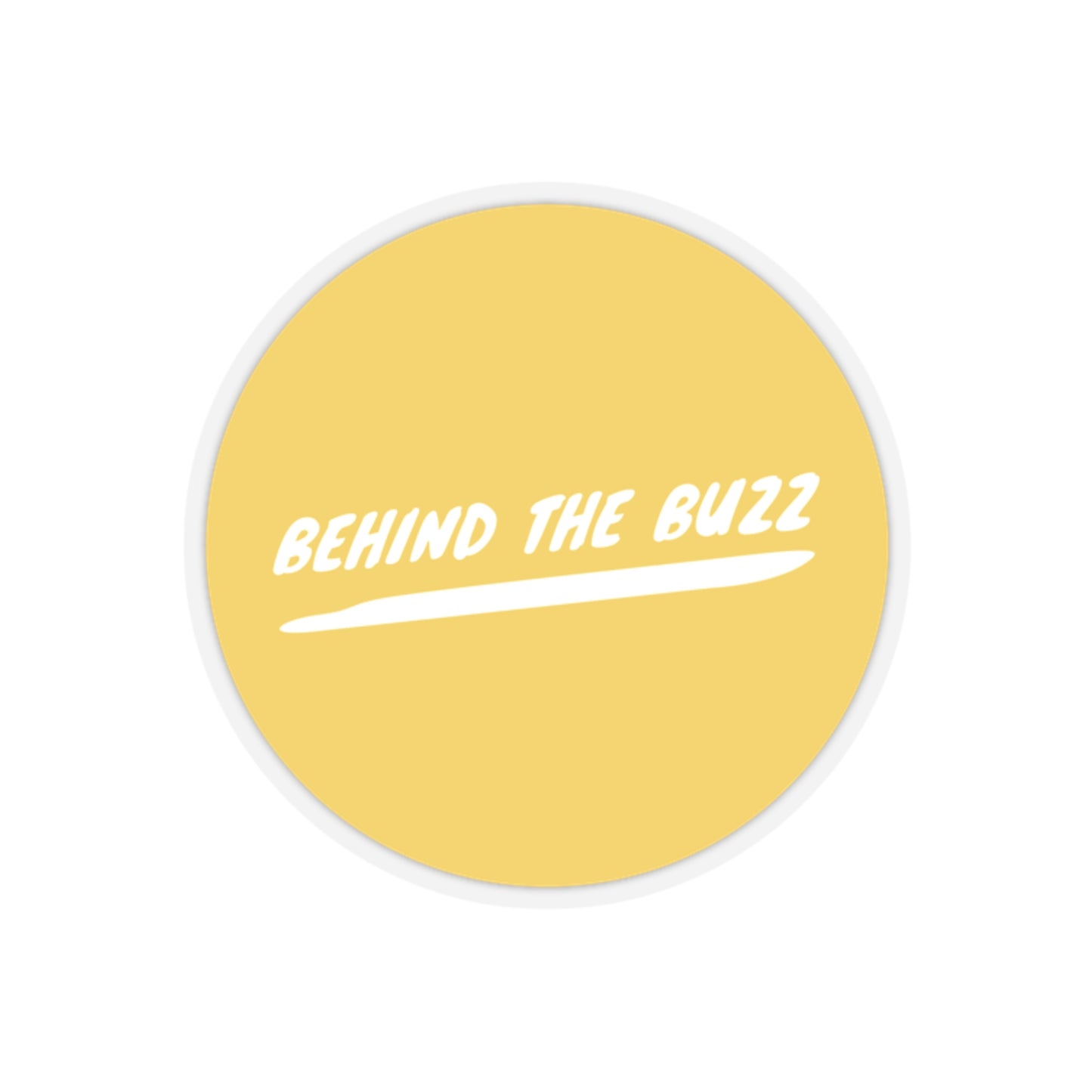 Behind The Buzz Stickers