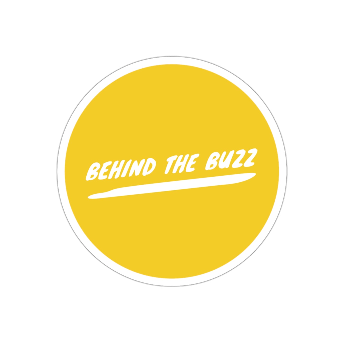 Behind The Buzz Stickers